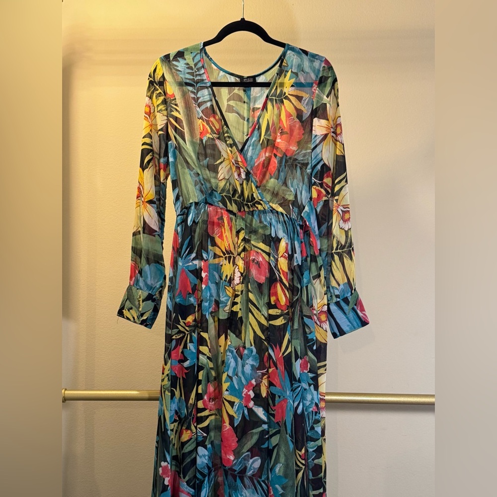 #14 Light Weight Floral Long Sleeve Dress
